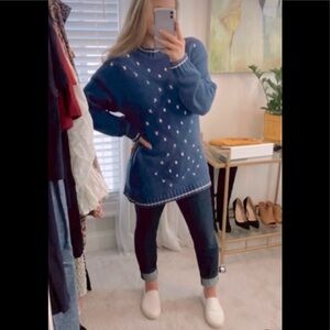 Vintage Liz Wear Knit Oversized Sweater size M